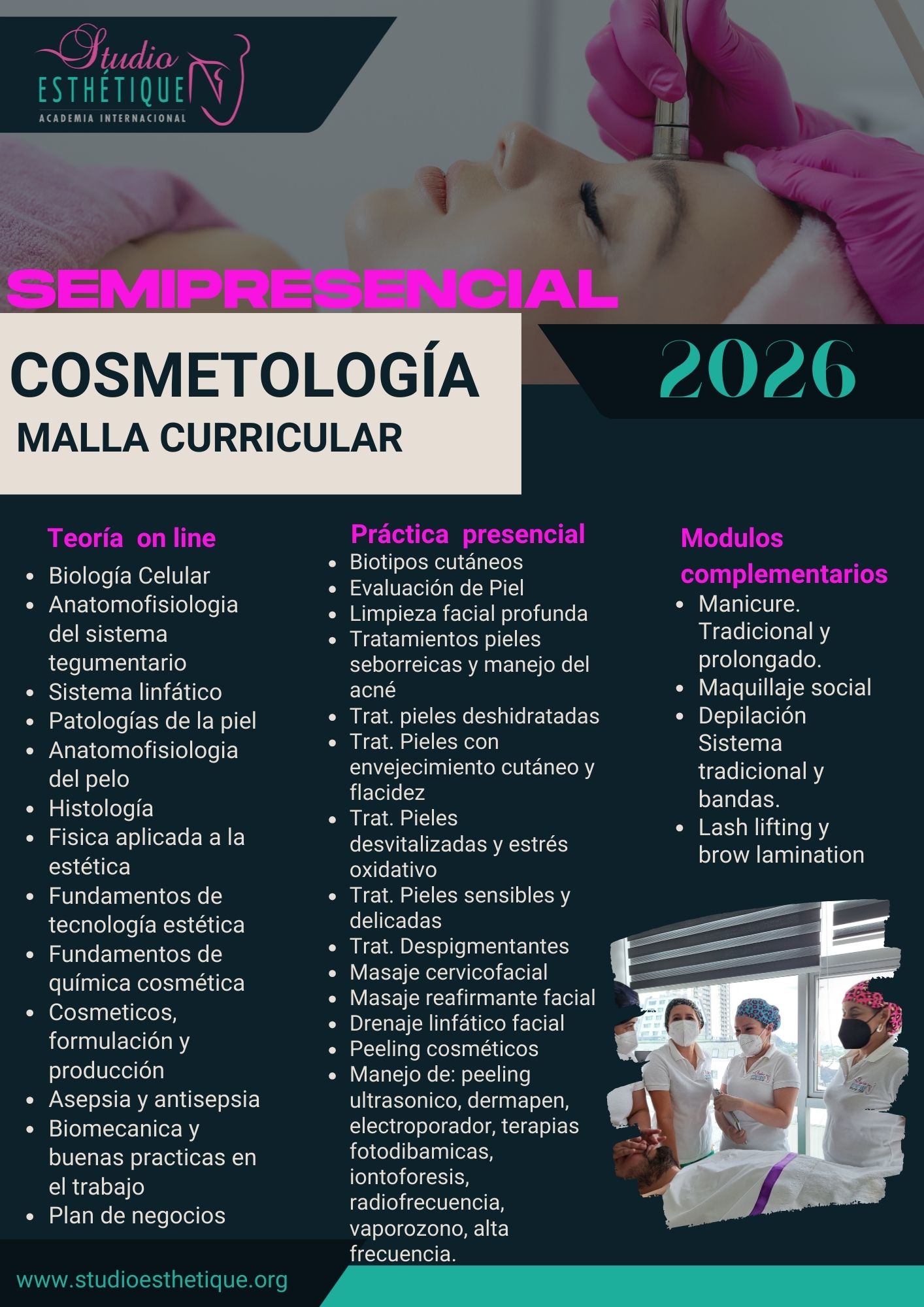 cosmetología, faciales, limpieza facial, maquillaje