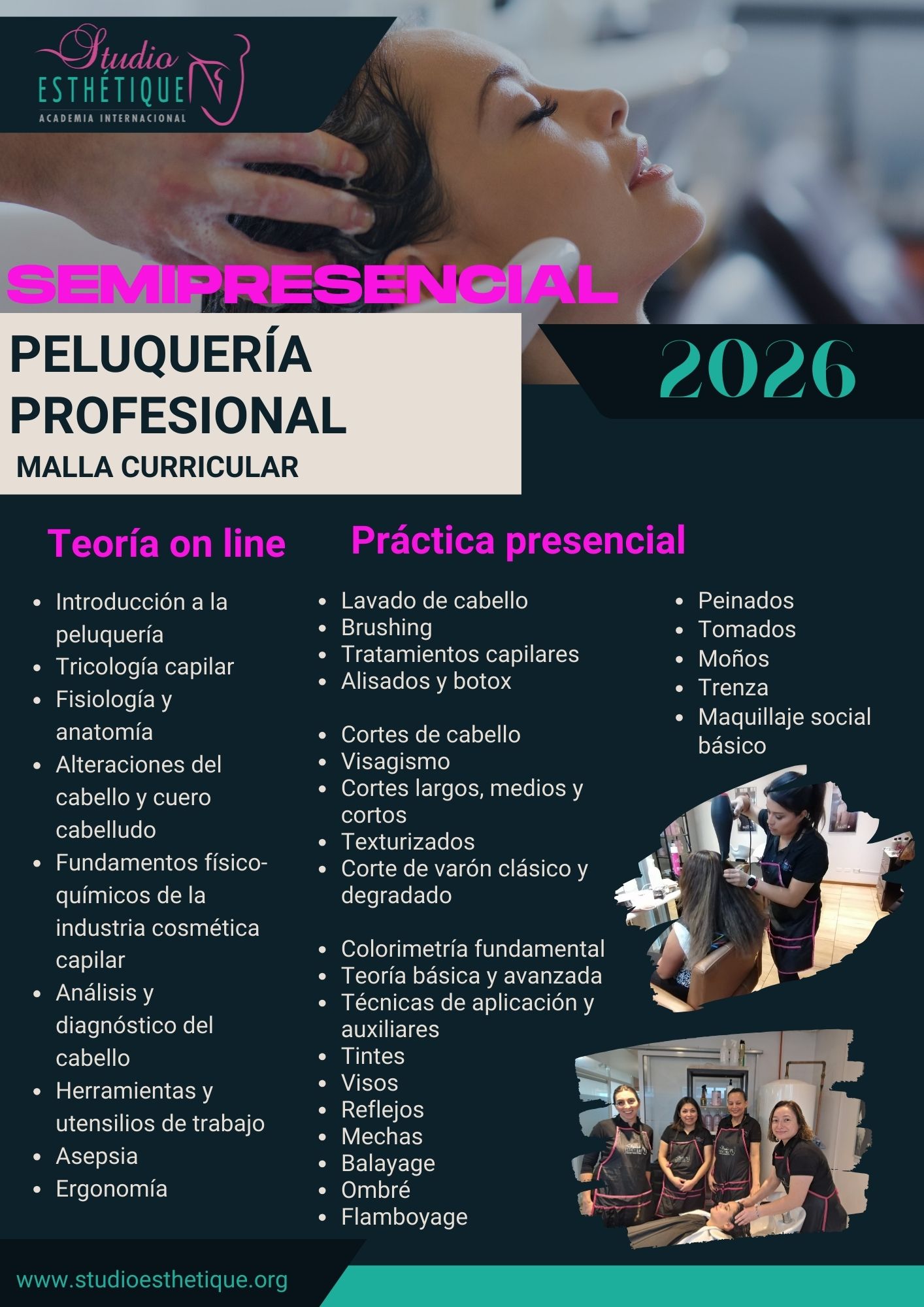 Peluquería, alisados, estilista